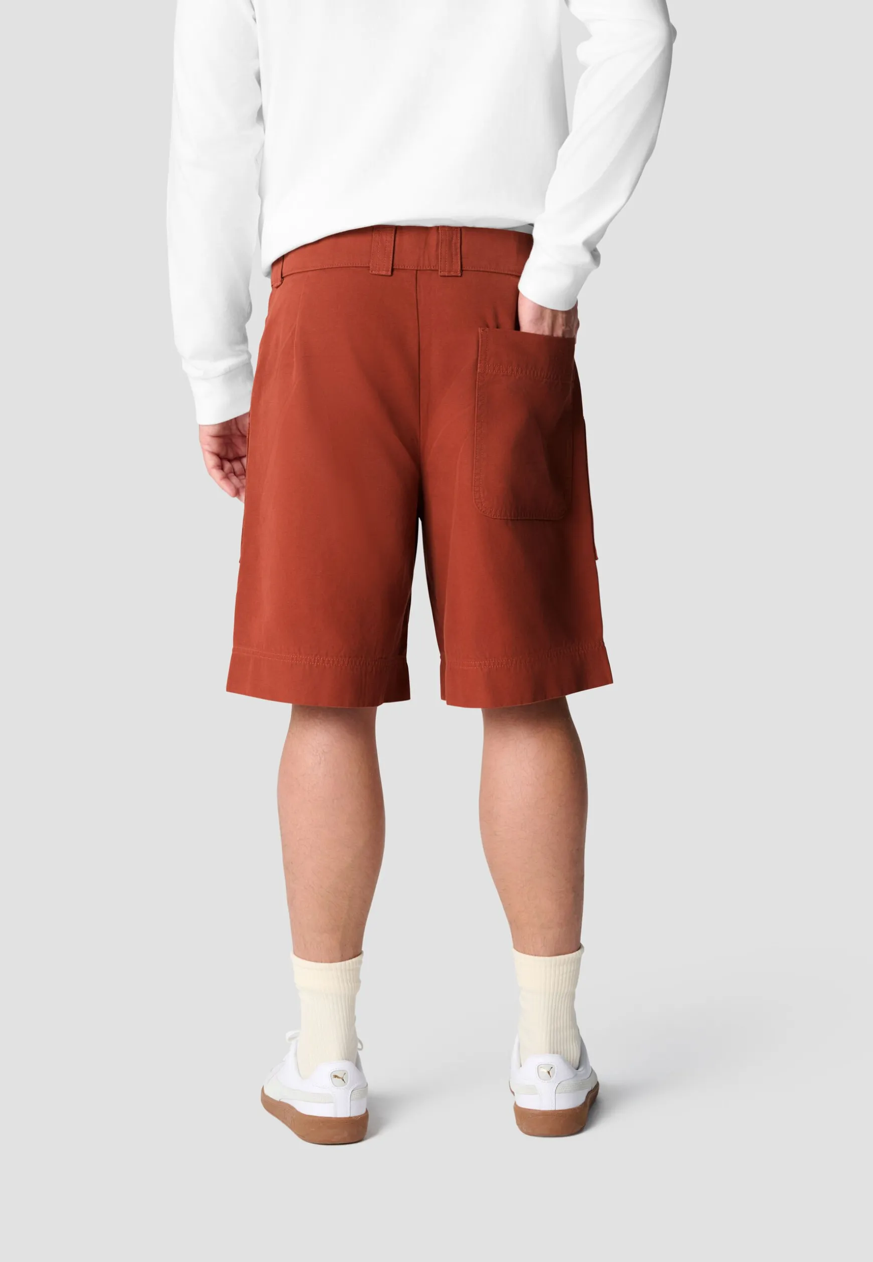 Pants<BMW Lifestyle BMW Canvas shorts tibetan red