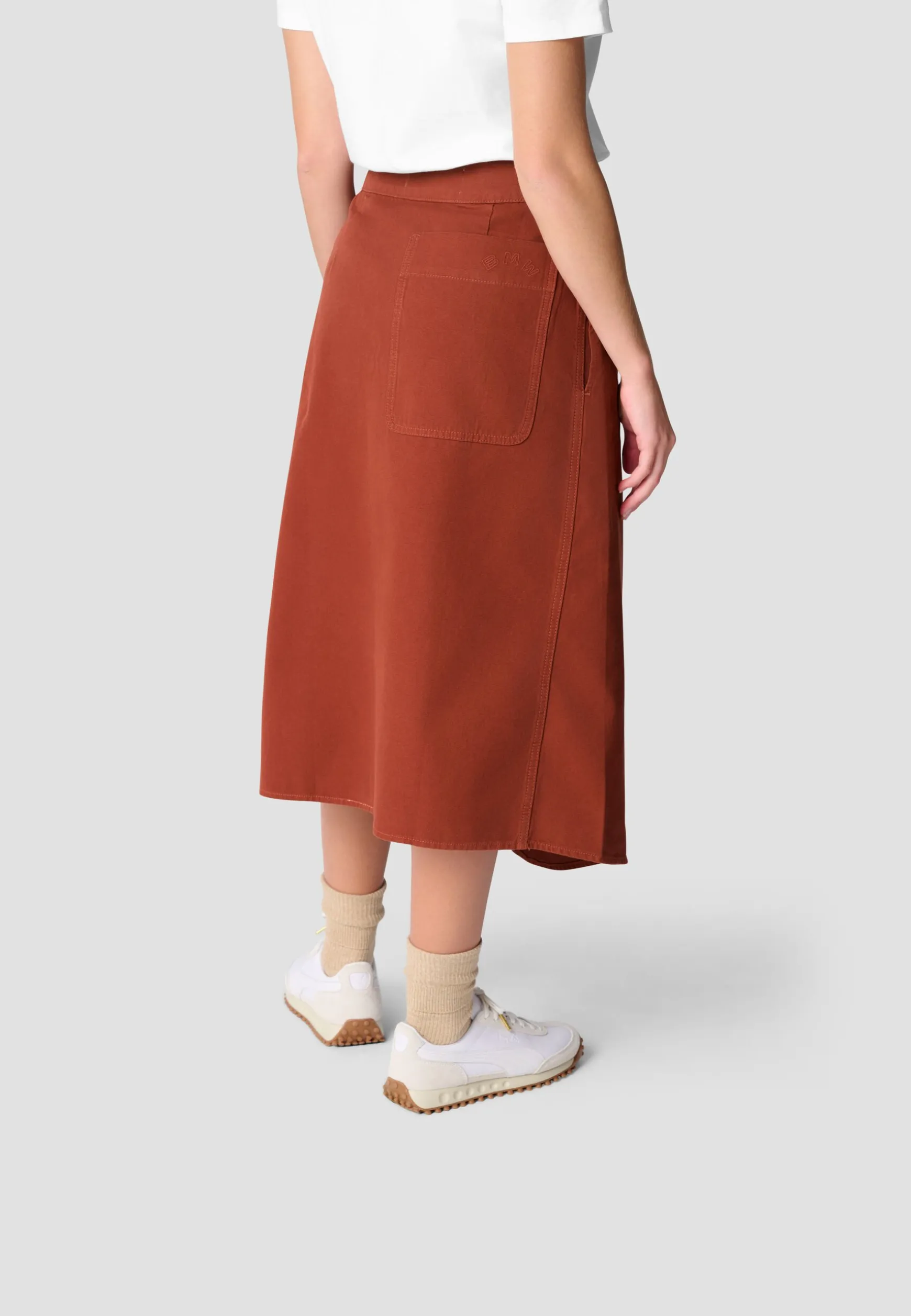 Women<BMW Lifestyle BMW Canvas wrap skirt tibetan red