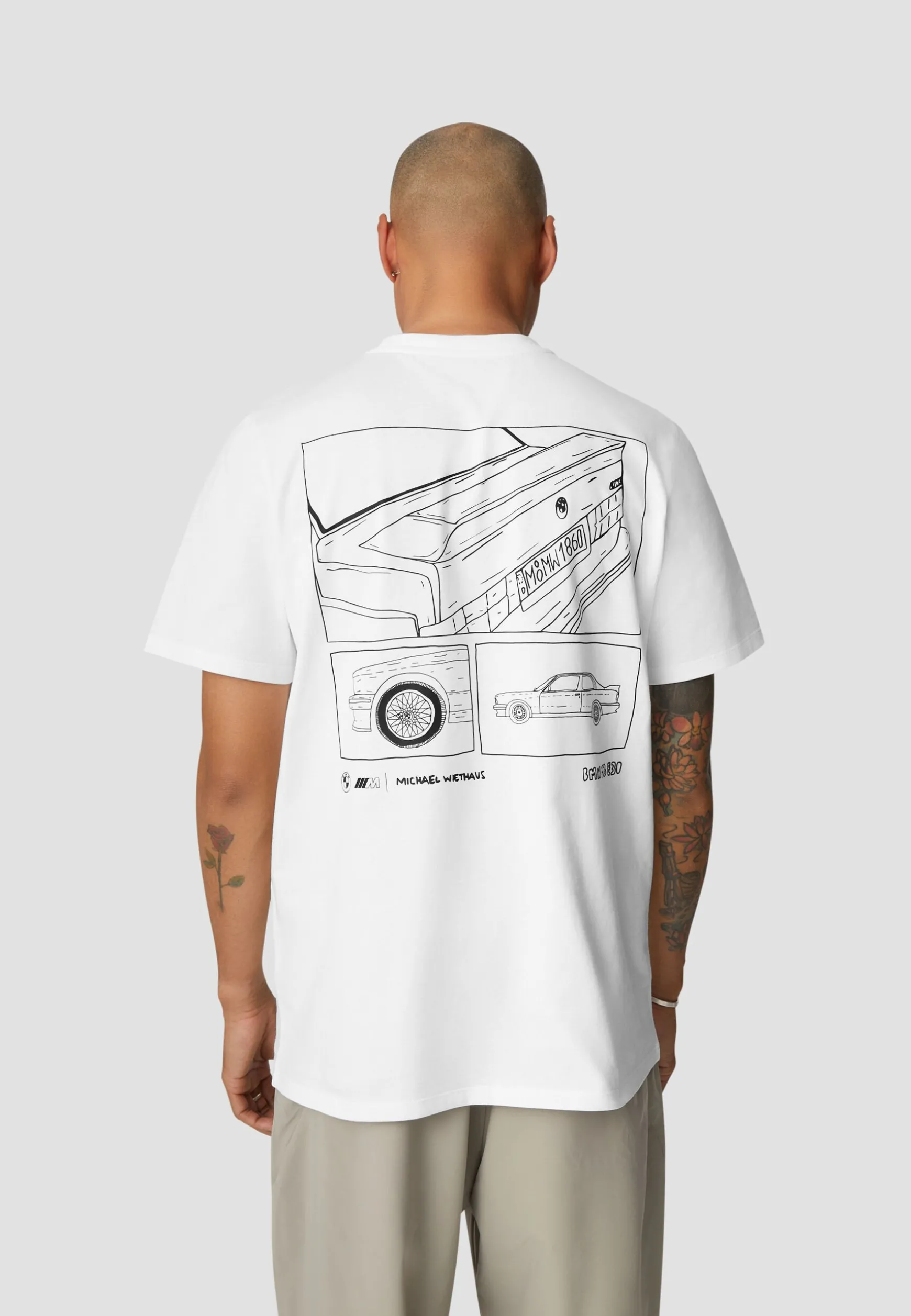 T-shirts<BMW Lifestyle BMW E30 Print MW T-Shirt white