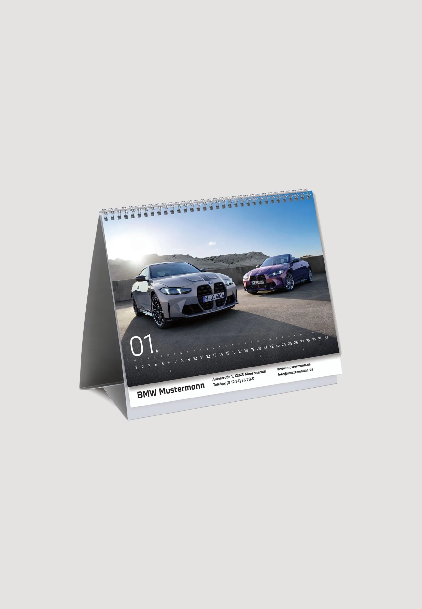 Calendars<BMW Lifestyle BMW M 2025 Desk Calendar white