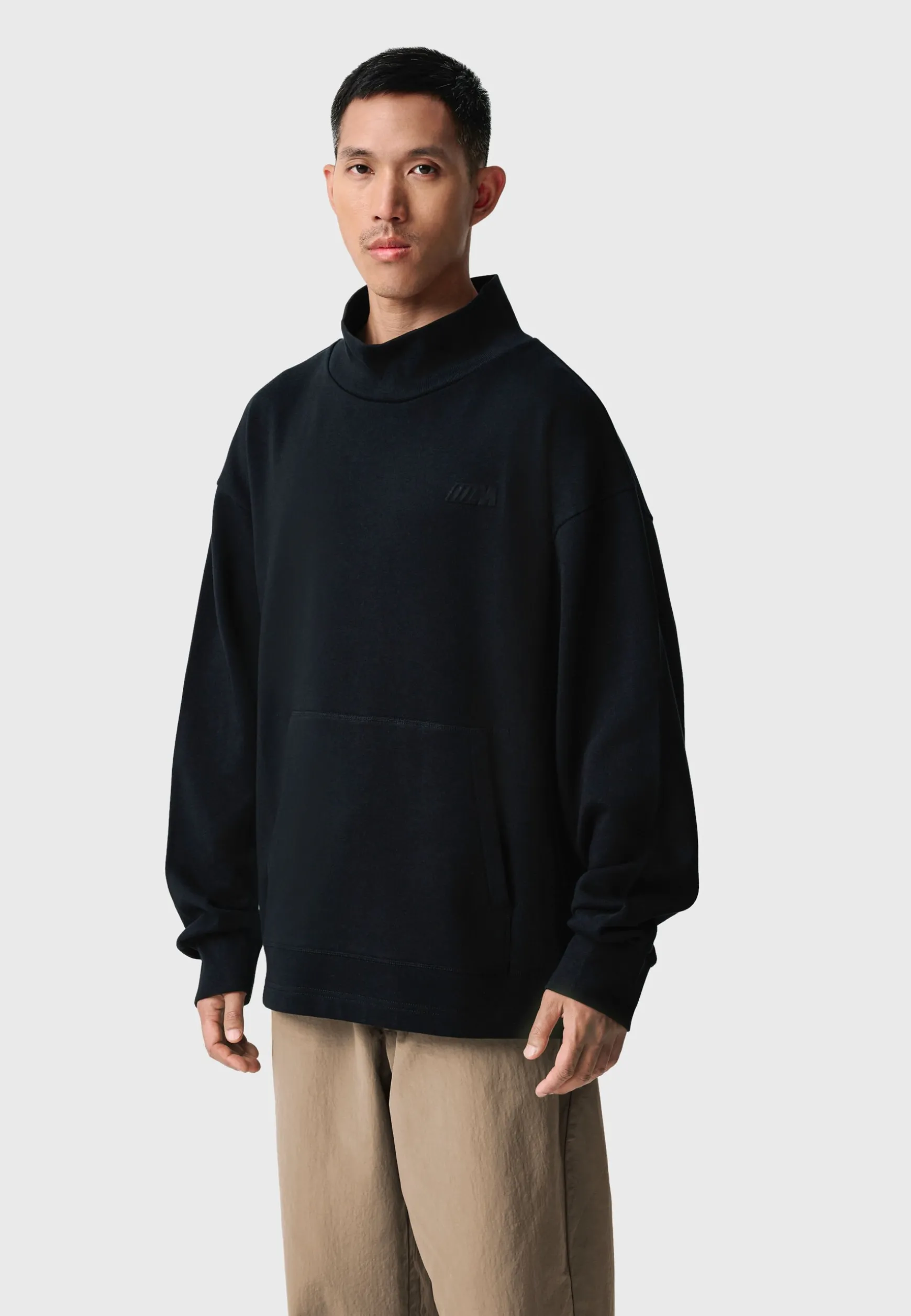 Hoodies<BMW Lifestyle BMW M High Neck Crew Sweatshirt black