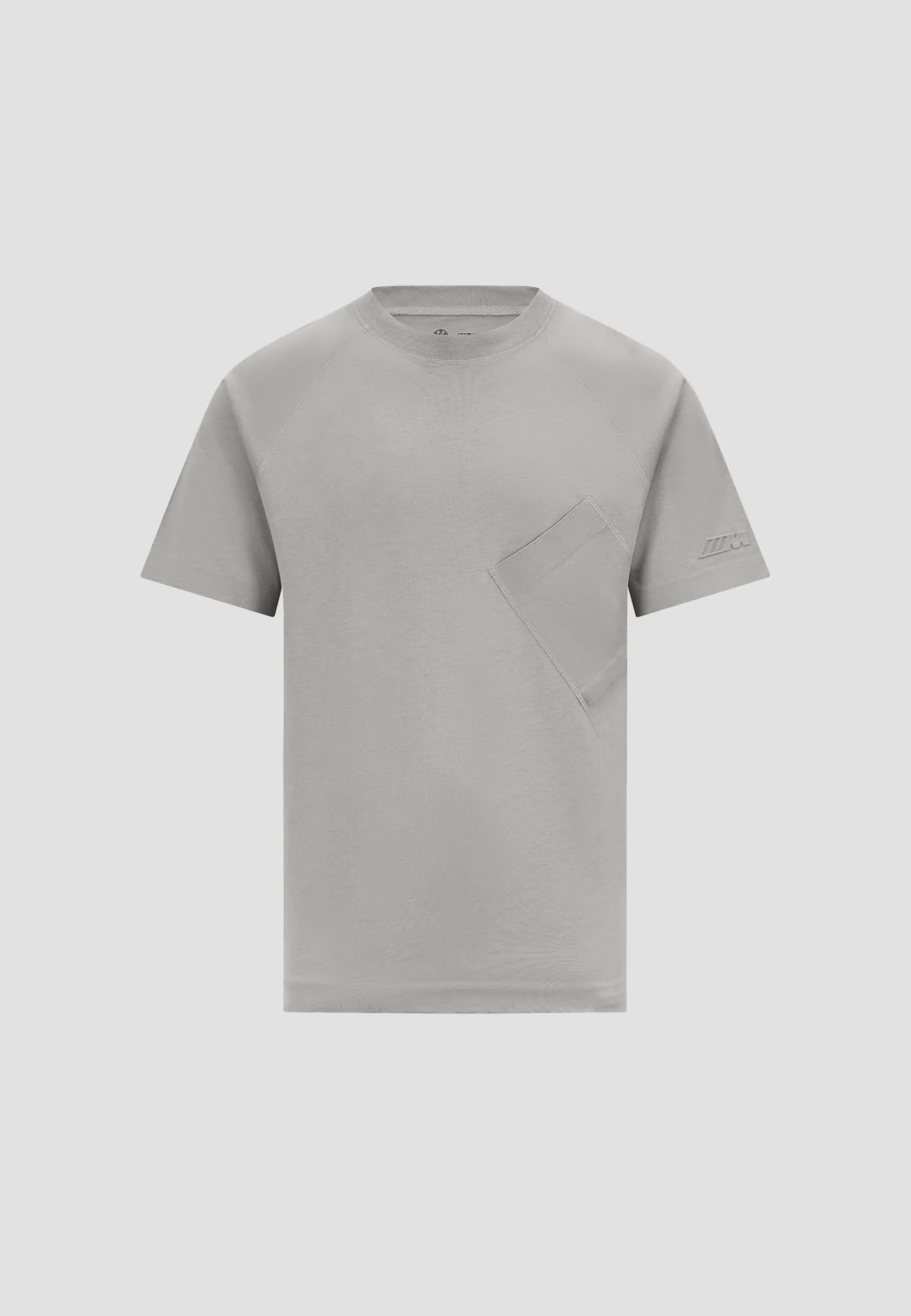 bmw_m_micro_raglan_tshirt_4.webp T-shirts<BMW Lifestyle BMW M Micro Raglan T-Shirt mid grey